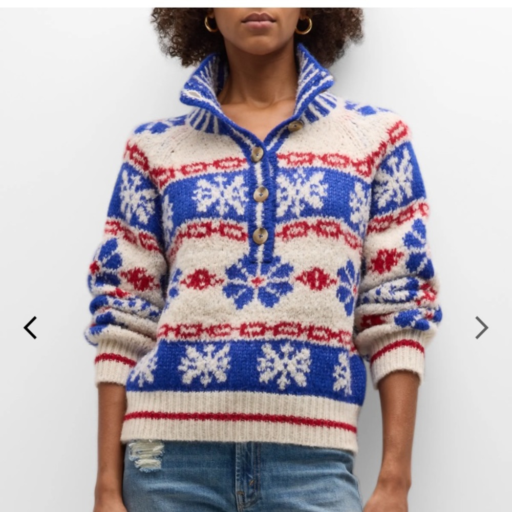 MOTHER Snow Daze funnel neck sweater